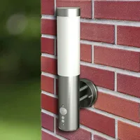VidaXL 2 Gartenleuchten Wandlampen mit Bewegungsmelder