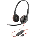 Poly Blackwire 3220 USB-C Stereo-Headset - USB-C/A-Adapter