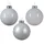 Christmas Decorations Weihnachtskugeln Glas 5-7cm 21er Set - Winterweiss