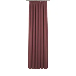 Wirth Vorhang »Uni Collection«, (1 St.), nach Maß Wirth rot 235 cm