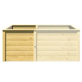 Weka Hochbeet Modular 69 x 67 x 69 cm Beige