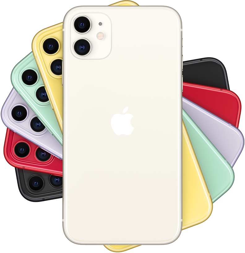 Apple iPhone 11 - Smartphone - Dual-SIM - 4G Gigabit Class LTE - 64 GB - GSM - 6.1" - 1792 x 828 Pixel (326 ppi (Pixel pro" )) - Liquid Retina HD display (12 MP Vorderkamera) - 2 x Rückkamera - weiß