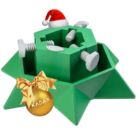 Kadax Weihnachtsbaumständer mit Wasserbehälter, Christbaumständer, Baumhöhe bis 2m