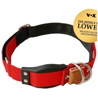 WowWow Professional Hundehalsband mit Leine Rot M