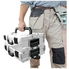 BS SYSTEMS GMBH & CO Sortimo Systemkoffer L-Boxx 102 schwarz mit transparentem Deckel + Insetboxen H3