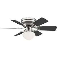 ETC Shop Deckenventilator mit Licht Fernbedienung 3 Stufen Weiß