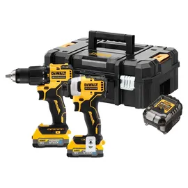 DeWalt DCK 2062 E2T Akku Kombopack inkl. 2 x 1,7 Ah + Ladegerät + TSTAK
