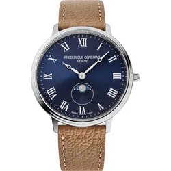 Frederique Constant Classics Moonphase FC-206RN3S6 - Perlmutter,blau,braun - 30mm