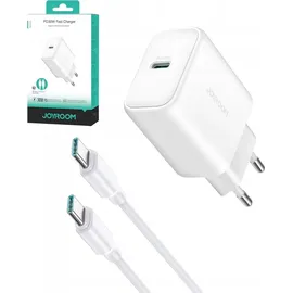 Joyroom JR-TCF24 USB-C PD 30W QC SFC - weiß + 1m USB-C Kabel