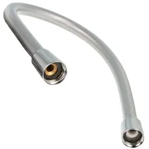 tecuro PREMIUM Brauseschlauch 0,70 m, verdrehsicher, silberglatt, Ktw/dvgw - tecuro