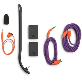JBL Quantum 950 Kabelloses Multi-Plattform-Bluetooth-Gaming-Headset mit JBL Quantum Raumsound und Head-Tracking, Noise-Cancelling-Mikrofon, USB-C-Kabel, 50-h-Akku und austauschbaren Teilen, Schwarz