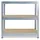 shelfplaza PRO 90x70x30 cm Schwerlastregal verzinkt mit 3 Böden