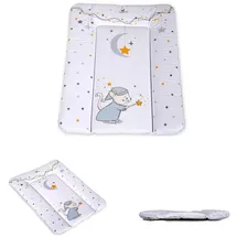 Cangaroo Cangroo Wickelauflage Soft 50 x 70 cm, gepolstert erhöhter Rand, abwaschbar weiß