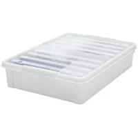 SmartStore Aufbewahrungsbox 60L 1-tlg. transparent weiß