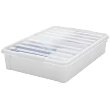 SmartStore Aufbewahrungsbox 60L 1-tlg. transparent weiß