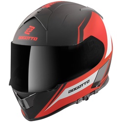 Bogotto V126 G-Evo Helm, schwarz-rot, Größe 2XL für Männer