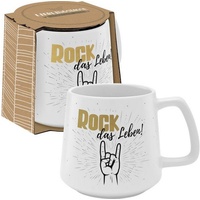 SHEEPWORLD GRUSS & CO Tasse konisch 'Rock das Leben!'