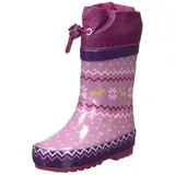 Playshoes Gummistiefel - Lila,Orange,Braun,Weiß - 22