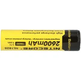 Nitecore Akku 18650 NL1826 4/3 A, 3,7 V-, 2600 mAh