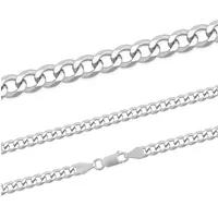 Kette ohne Anhänger FIRETTI "Schmuck Geschenk Silber 925 Halsschmuck Halskette Panzerkette" Gr. 60, silber (silberfarben), Halsketten, Damen, 60, Silber 925 (Sterlingsilber), B: 5,1mm, B:5,1mm