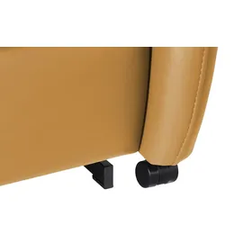 Hukla Relaxsessel Tobias Leder 75 x 102 x 88 cm Gelb elektrisch