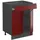 Vicco Schubladenschrank R-Line 60 x 81,6 x 46 cm Rot