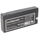 Multipower MP1250 12V 2Ah ersetzt LC-SD122PG Bleiakku AGM Blei Gel Akku