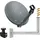 Premium X PremiumX SAT Anlage 45cm Anthrazit Satellitenantenne Twin LNB Wandhalter 45cm