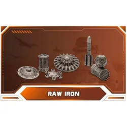 Pioneer Sci-Fi Dice - Raw Iron