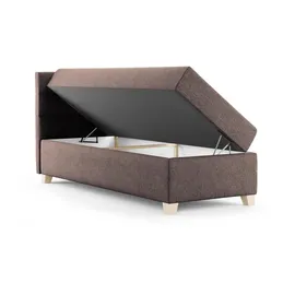 beautysofa DONNA MINI 100 x 200 cm Braun