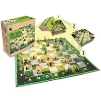 WWF Spiel WWF Schach "Kongo Becken", Brettspiel, Origamiverpackung beige
