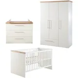 roba Babyzimmer 3er-Set , weiß