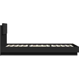vidaXL Bettgestell 100 x 200 cm Schwarz