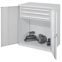 Kappes Schwerlastbeistellschrank Mod. 65 RAL 7035 Vollblechtüren mit Ausstattung