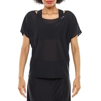 Winshape Damen Funktionelles, Leicht Transparentes Mesh-dance Top Dt105 T-Shirt,