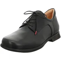 Think! Herren PENSA chromfrei gegerbte nachhaltige Halbschuhe, SCHWARZ 0000