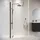 Badplaats Florida Walk-In-Dusche 80 x 200 cm Schwarz