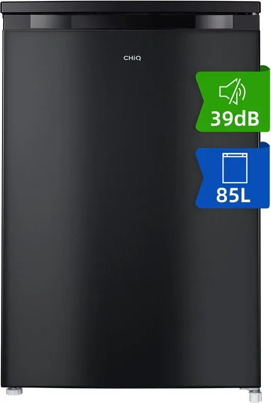 CHiQ Gefrierschränke | 85 L Gefrierschrank | 4-Sterne-Gefrierfach -24 °C | Stummschaltung | Einstellbarer Temperaturregler | Starke Gefrierleistung, schwarz, EEK D | Für Küche/Haushalt/Wohnung | CSD90D4D, 2025