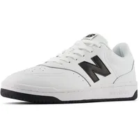 New Balance Herren BB80 Sneaker, weiß/schwarz, 45 EU