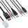 InLine KVM Switch, 2-fach, USB-C+DP zu DisplayPort 4K, Audio, integr. Kabel