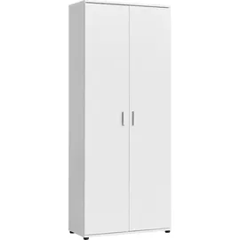 home collective Mehrzweckschrank 75 x 35 x 184 cm Weiß