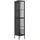VCM Standvitrine Floka 30 x 35 x 160 cm Schwarz