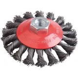 Fortis Kegelbürste Stahldraht 100 x 0,5 mm gezopft