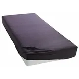 MY HOME Spannbettlaken Paprika Microfaser 160 x 200 cm anthrazit