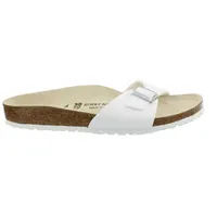 Birkenstock Unisex Madrid 40733 Pantoletten, Weiß (Weiß), 41 EU - 41 EU Schmal