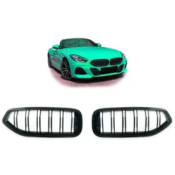 KÜHLERGRILL DOPPELSTEG GRILL PASST FÜR BMW Z4 G29 AB 18 SCHWARZ GLANZ