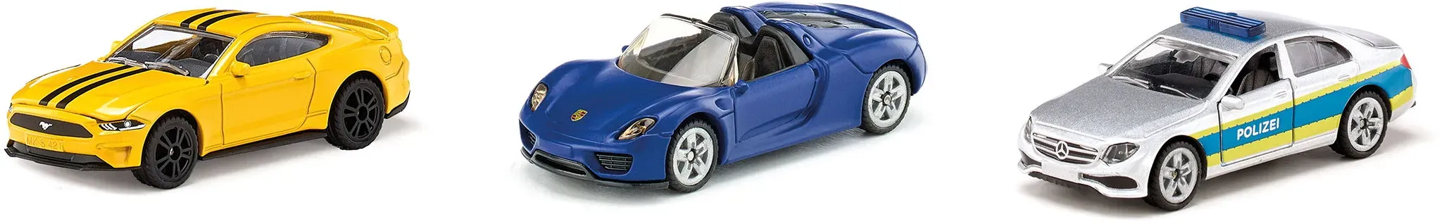 Polizei vs. Sportwagen-Set