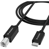 wozinsky USB-B auf USB-C 2 m Schwarz
