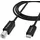 wozinsky USB-B auf USB-C 2 m Schwarz