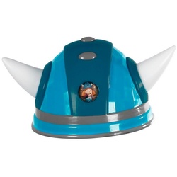 Maskworld Kostüm Wickie Wikingerhelm für Kinder, Der passende Helm für den kleinen Wikinger – original lizenziert! blau
